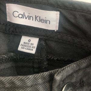 calvin klein leopard print jeans